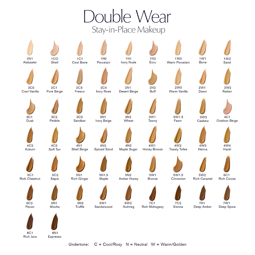Estee Lauder Double Wear – Stay-in-Place Foundation SPF 10 1C1