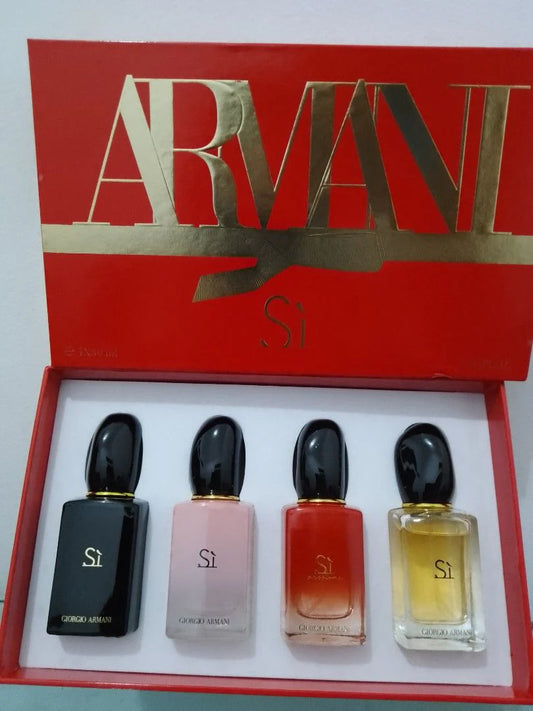 Armani Si Perfumes Set 4 × 30 ml