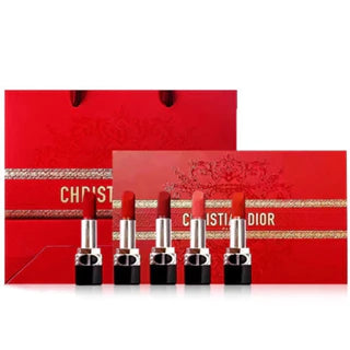 Chritian Dior Lipstick Set 5 Pcs